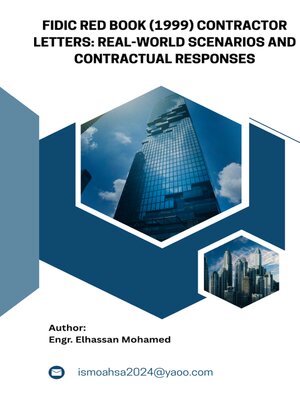 cover image of FIDIC Red Book (1999) Contractor Letters Real-World Scenarios and Contractual Responses